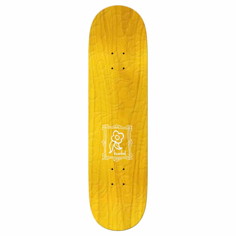 Krooked Flowers Emboss Deck Planche de skateboard 8 25 shape