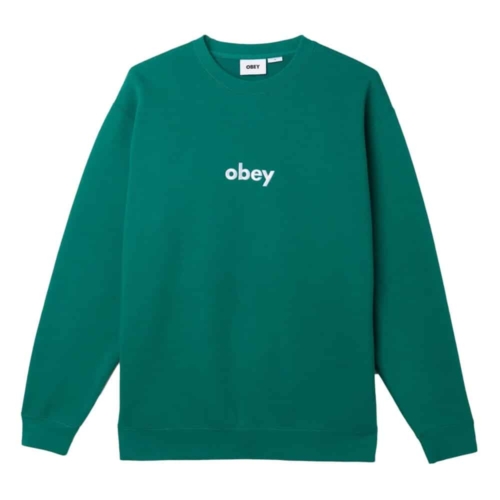 Obey Adventure crew sweatshirt Vert Homme