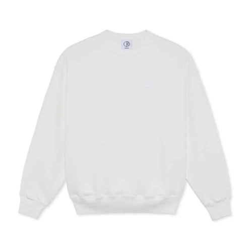 Polar Skate Co Sweat a col rond brode Blanc Homme