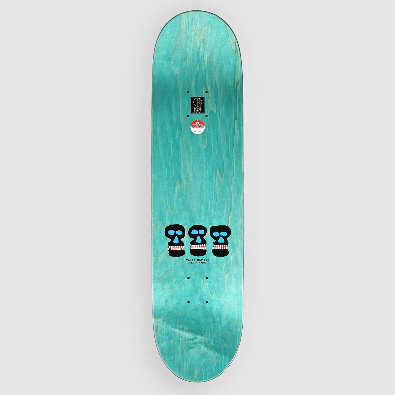 Polar Skate Oskar Rozenberg World Domination Deck Planche de skateboard 8 125 shape