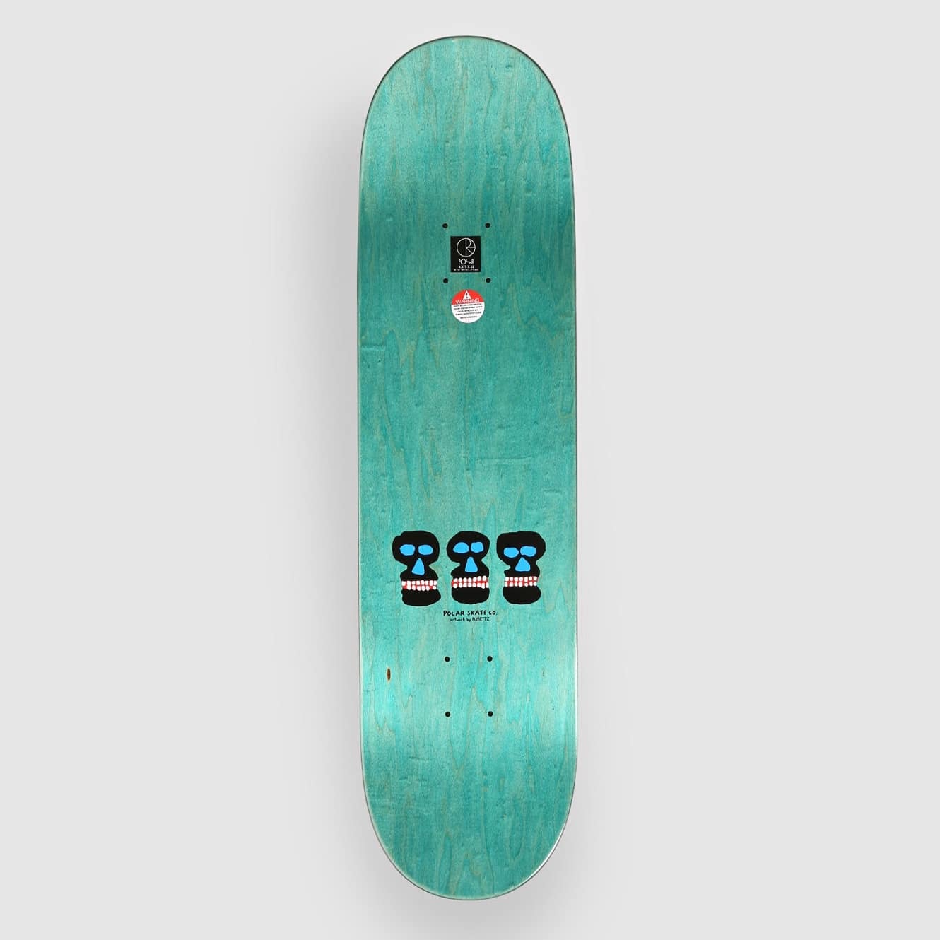 Polar Skate Oskar Rozenberg World Domination Deck Planche de skateboard 8 375 shape