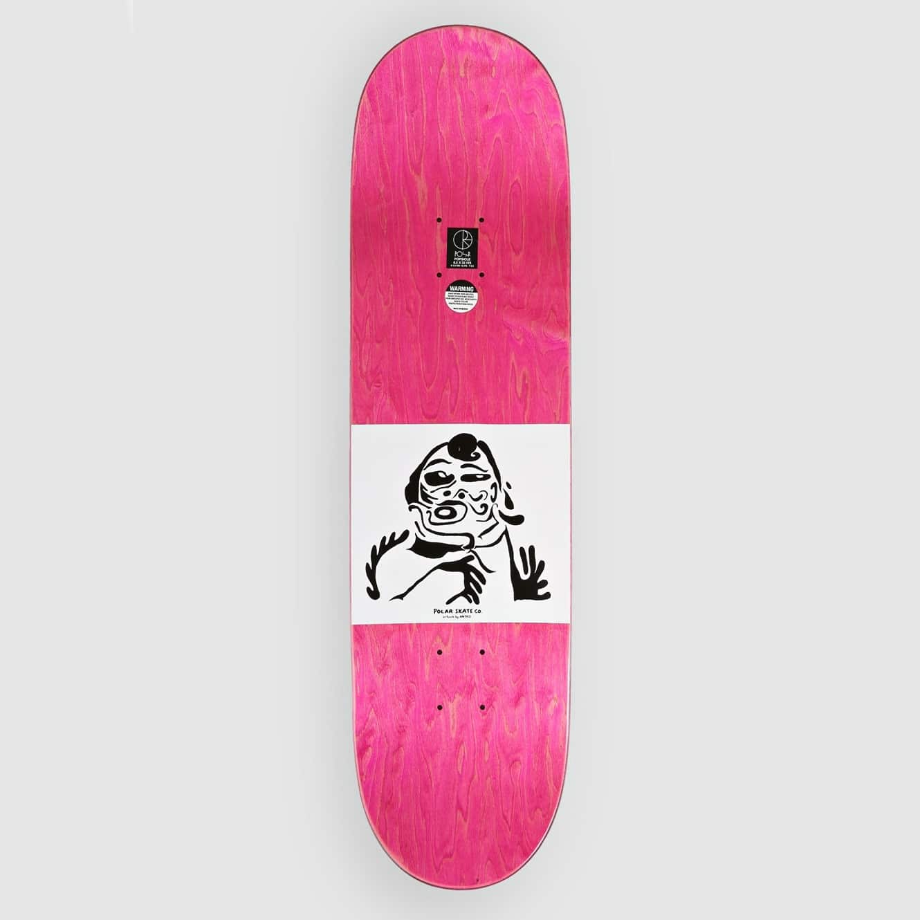 Polar Skate Shin Sanbongi Throphy Heads Deck Planche de skateboard 8 5 shape