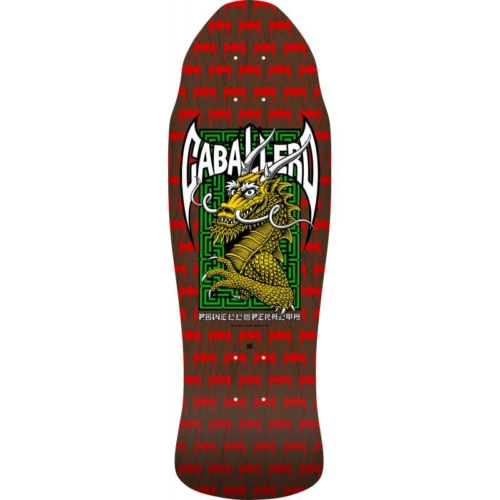 Powell Peralta Reissue Cab Street Red Brown Deck Planche de skateboard 9 5