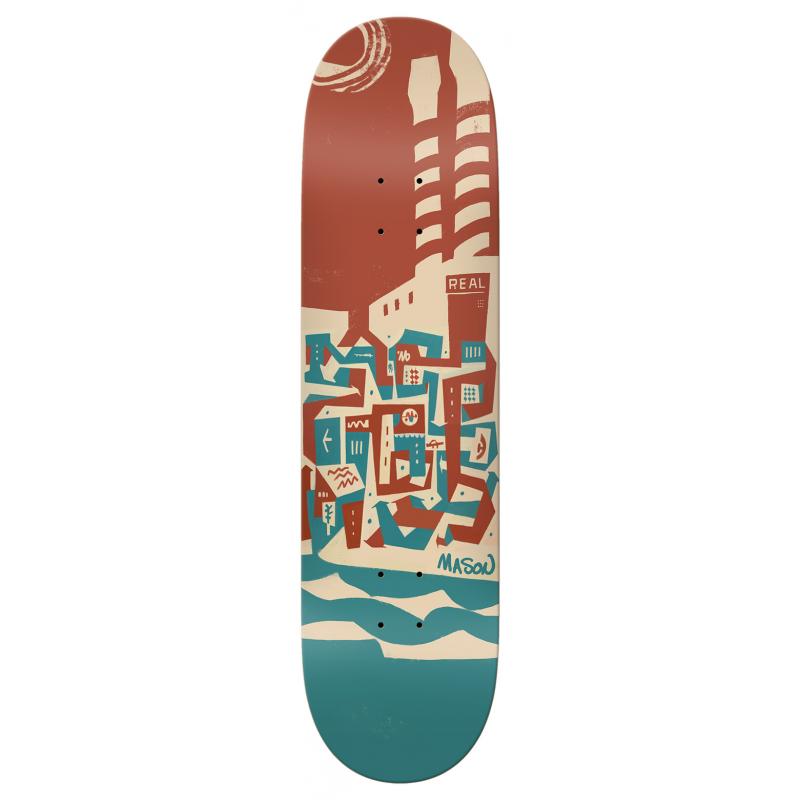 Real Brian Barneclo Mason Green Deck Planche de skateboard 8 28