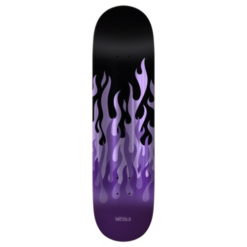 Real Nicole Kitted Purple Deck Planche de skateboard 8 25