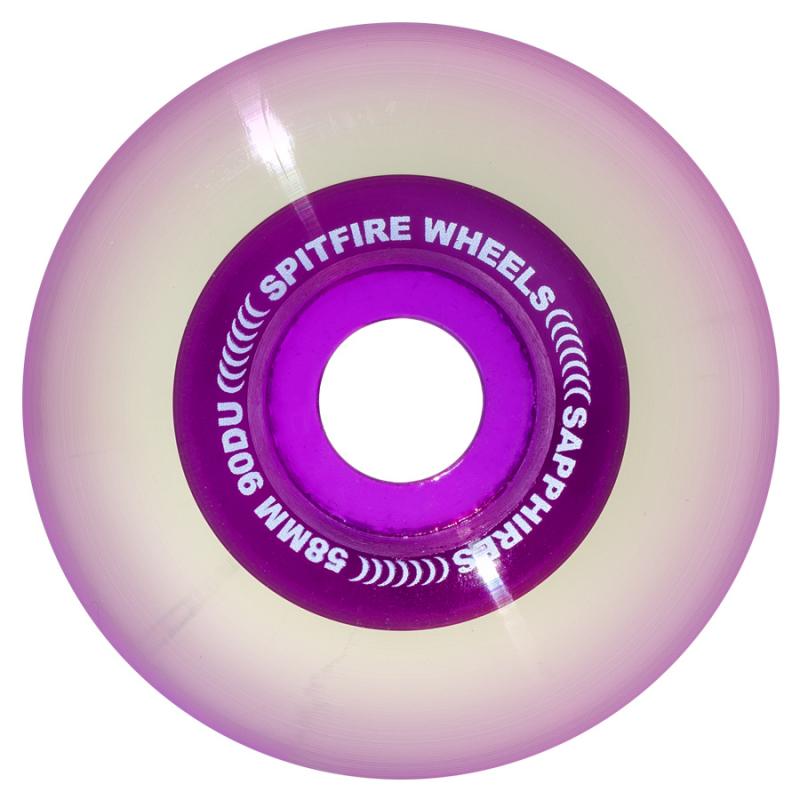 Spitfire Sapphire Clr Purple 58mm Roues de skateboard 90a