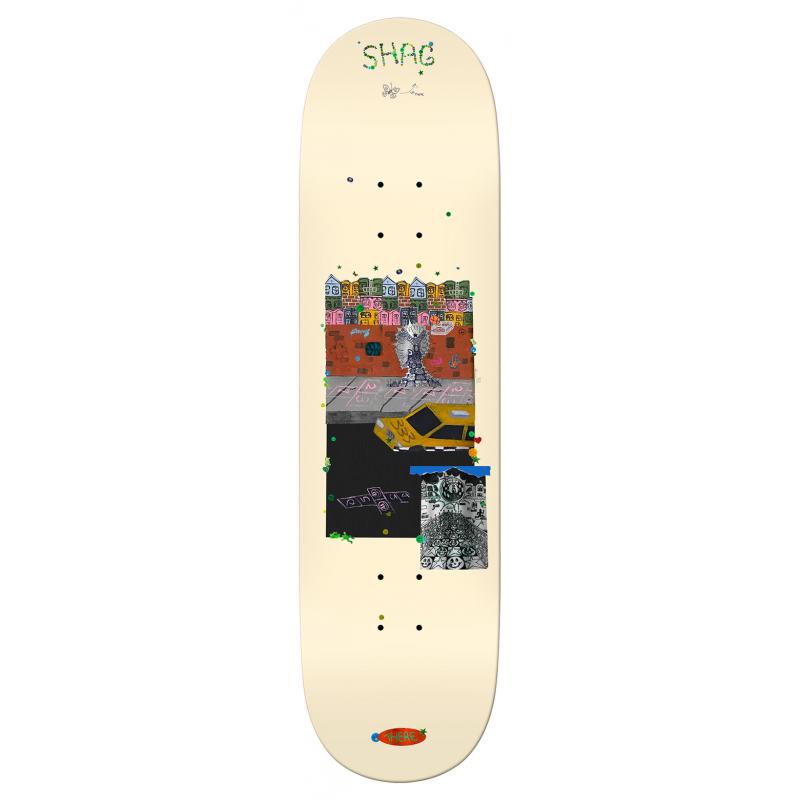 There Shag Shag City True Fit Cream Deck Planche de skateboard 8 25