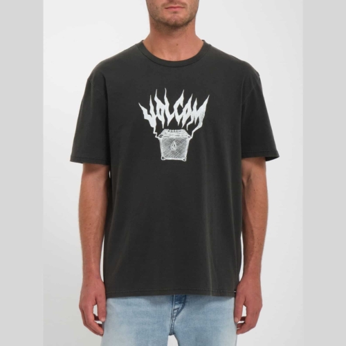 Volcom Amplified Stone Black T shirt a manches courtes Homme
