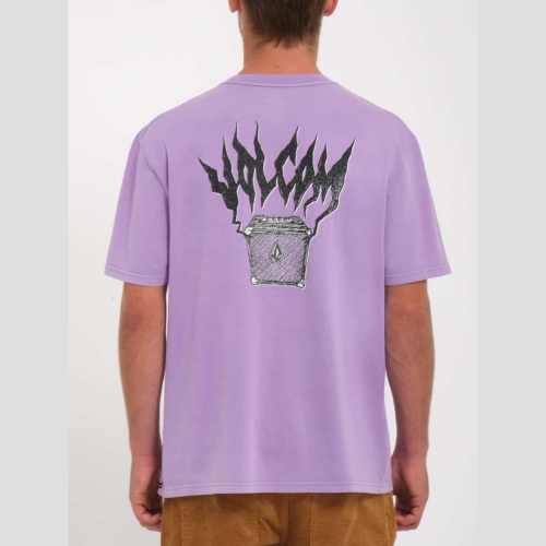 Volcom Amplified Stone Paisley Purple T shirt a manches courtes Homme vue2