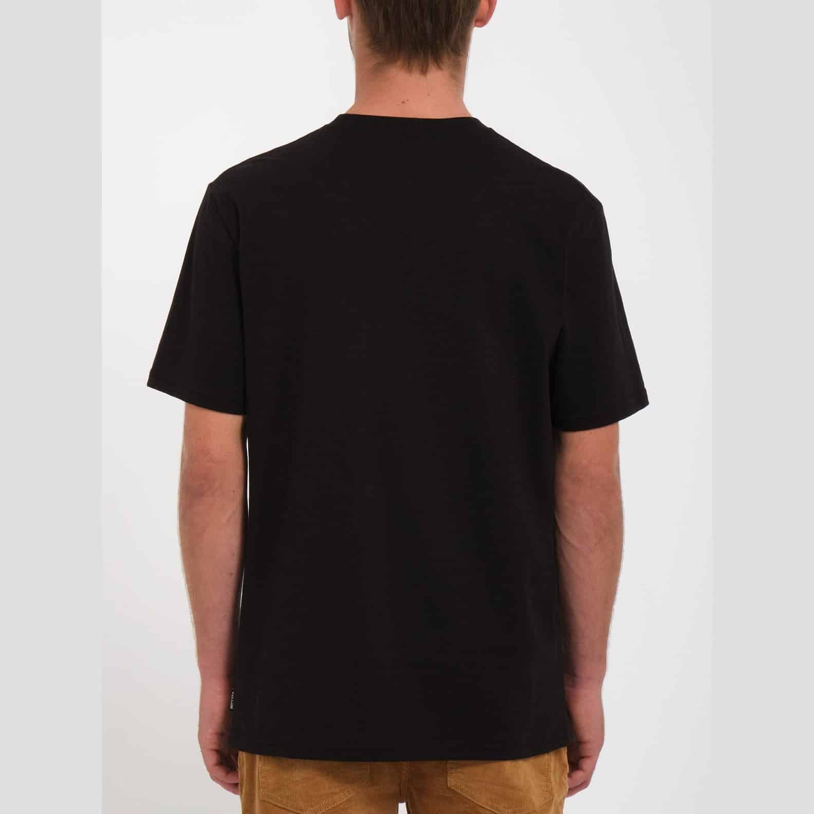 Volcom Max Sherman 2 Black T shirt a manches courtes Homme vue2