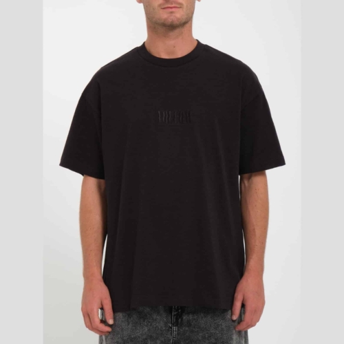 Volcom Ripple Stone Black T shirt a manches courtes Homme