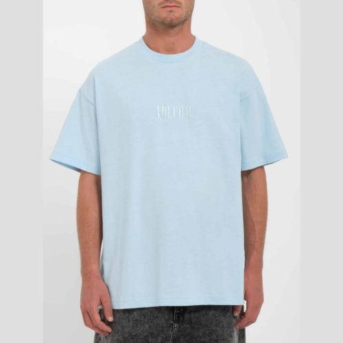 Volcom Ripple Stone Misty Blue T shirt a manches courtes Homme