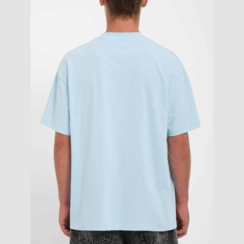 Volcom Ripple Stone Misty Blue T shirt a manches courtes Homme vue2