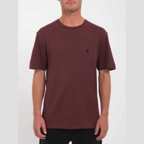 Volcom Stone Blanks chocolate T shirt a manches courtes Homme