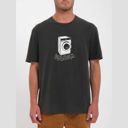 Volcom Volwasher Black T shirt a manches courtes Homme