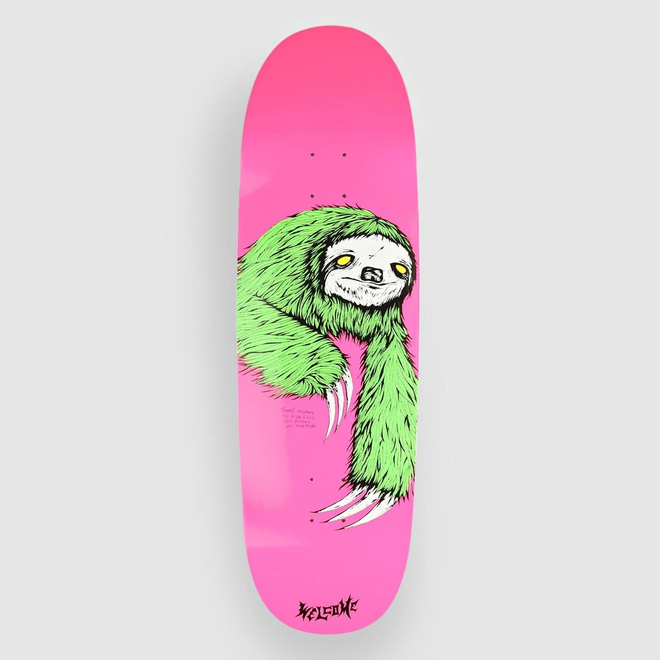Welcome Sloth On Boline 2 1 Deck Planche de skateboard 9 5