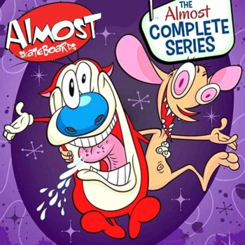 almost ren and stimpy skateboard complet serie