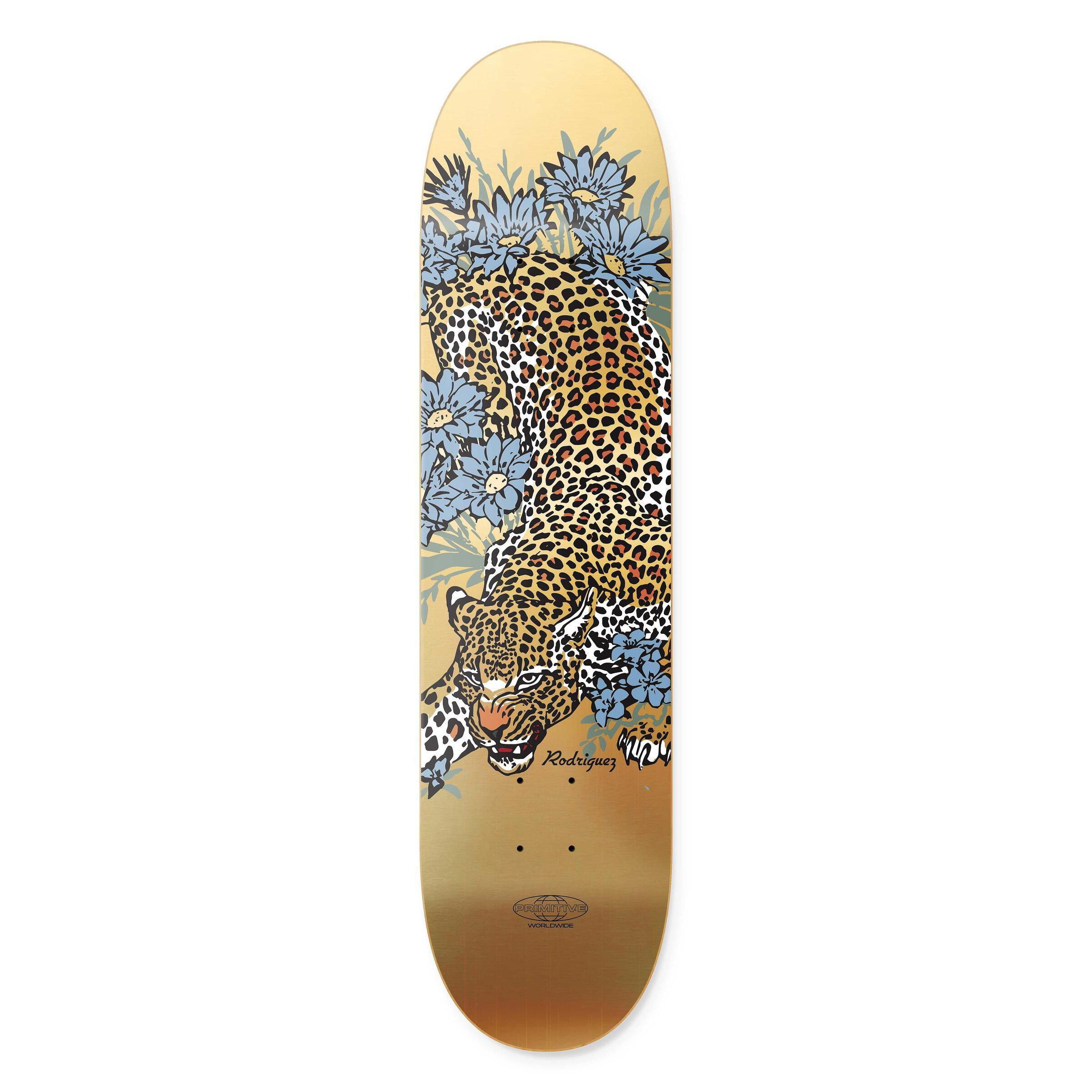 Primitive Rodriguez Wild Cat Gold Deck Planche de skateboard 8 25