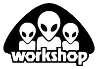 alien workshop logo black white