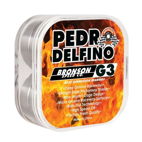 Bronson Speed Co Pro Pedro Delfino G3 Roulements de skateboard