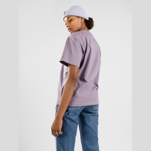 Carhartt Wip Pocket Glassy Purple T shirt manches courtes Femme vue2