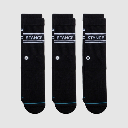 Chaussettes Stance Basic 3 Pack CrewBlack