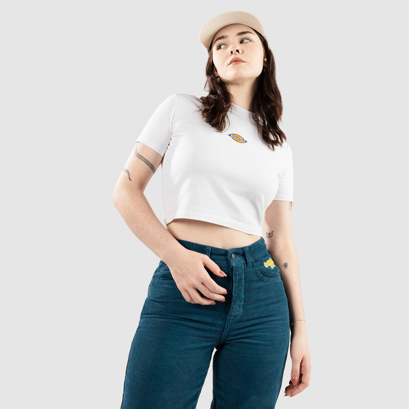 Dickies Maple Valley White T shirt manches courtes Femme