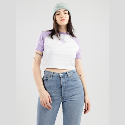 Dickies Sodaville Purple Rose T shirt manches courtes Femme