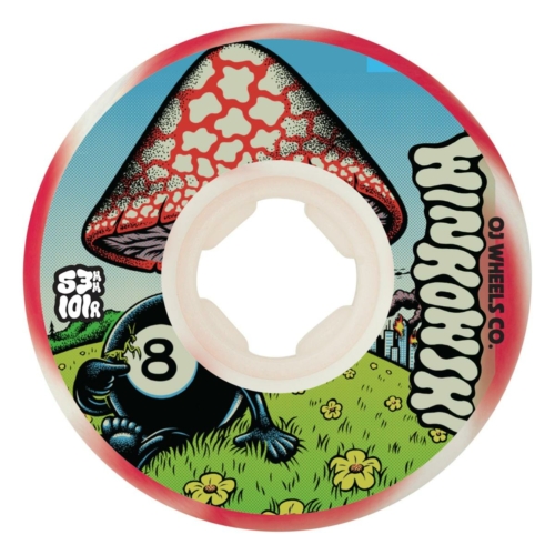 Oj Winkowski Mushroom Swirl 53mm Roues de skateboard 101a