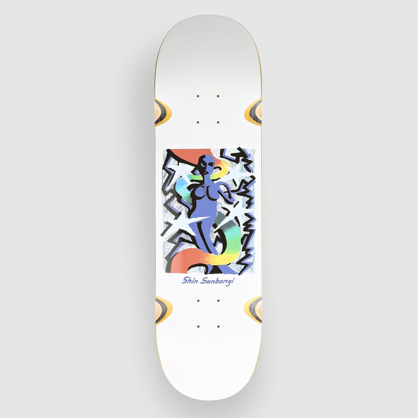 Polar Shin Sanbongi Queen Wheel Well Surf Jr Deck Planche de skateboard 8 5