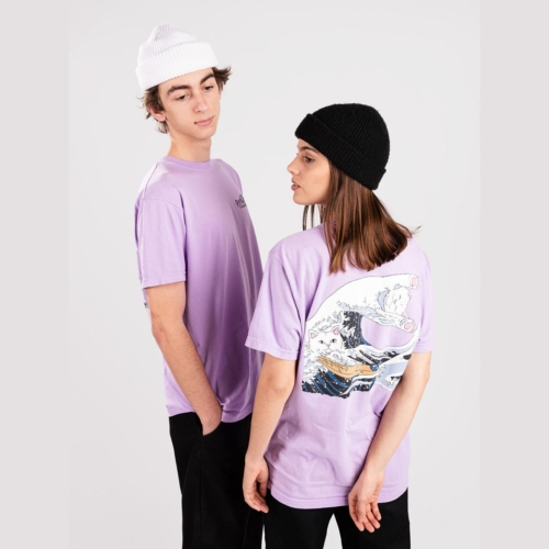 Ripndip Great Wave Lavender T shirt manches courtes Femme