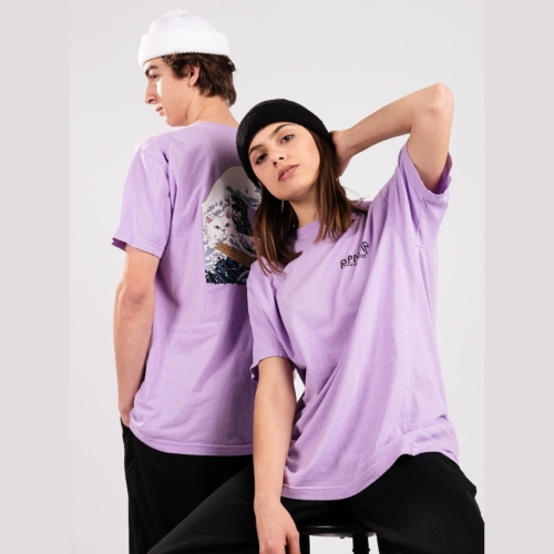 Ripndip Great Wave Lavender T shirt manches courtes Femme vue2