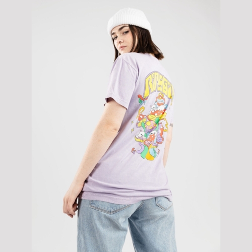 Ripndip Homegrown Treats Lavender Mineral Wash T shirt manches courtes Femme
