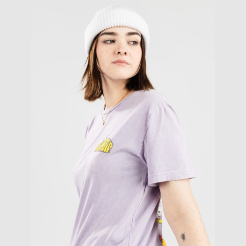Ripndip Homegrown Treats Lavender Mineral Wash T shirt manches courtes Femme vue2