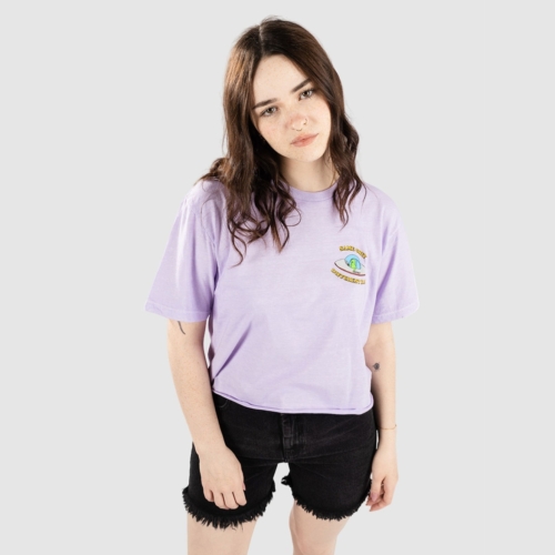 Ripndip Same Shit Different Day Cropped Baby Lavender T shirt manches courtes Femme vue2
