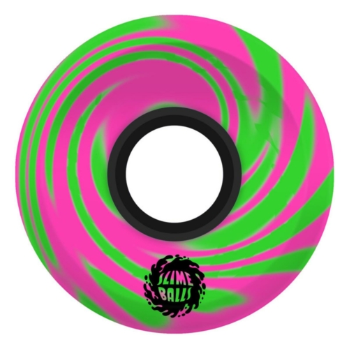Slime Balls Howell Pink Green Swirl 60mm Roues de skateboard 78a shape