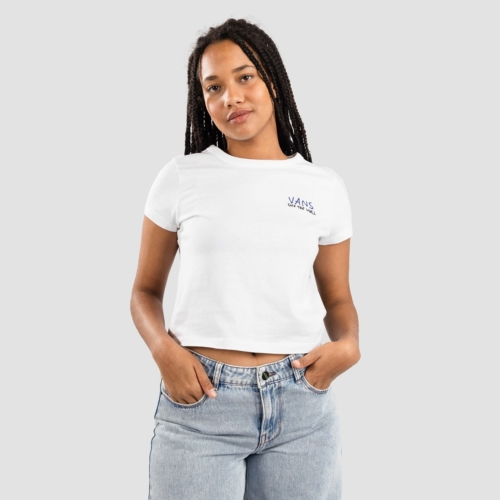 Vans Breana Skate White T shirt manches courtes Femme vue2