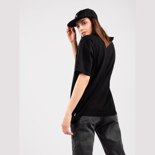Vans Classic Patch Pocket Black T shirt manches courtes Femme