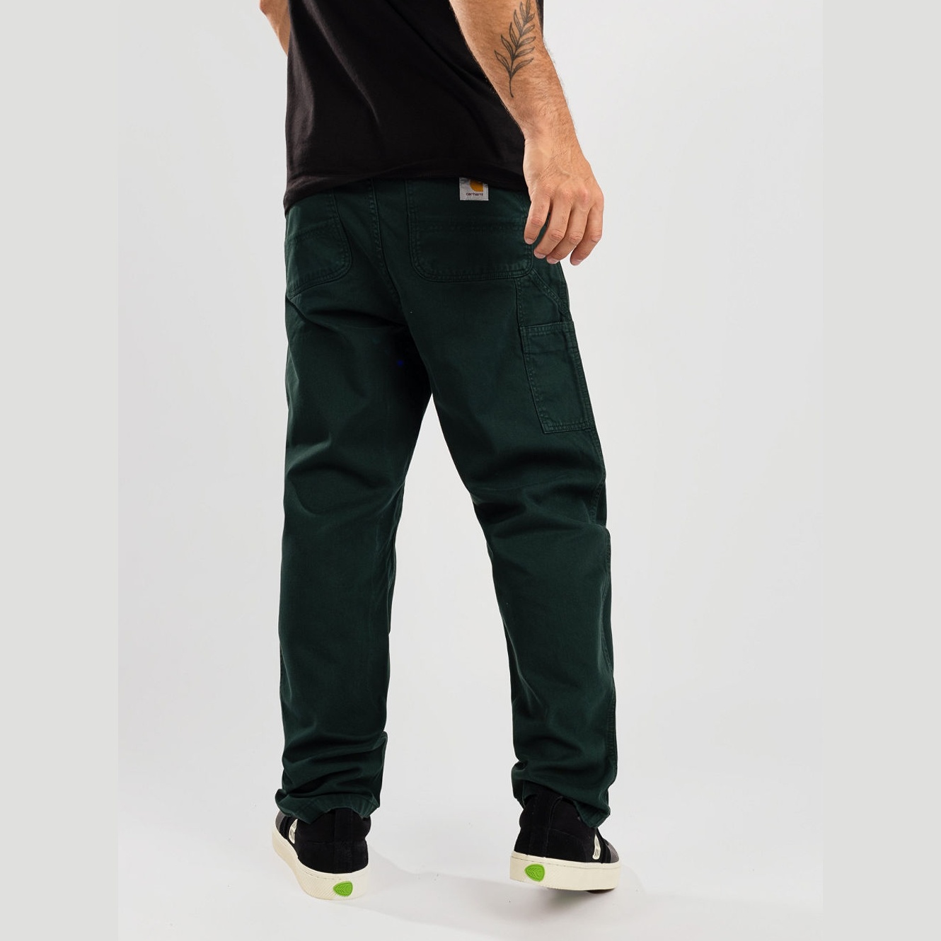 Carhartt Wip Flint Discovery Green Garment D Pantalon chino Homme