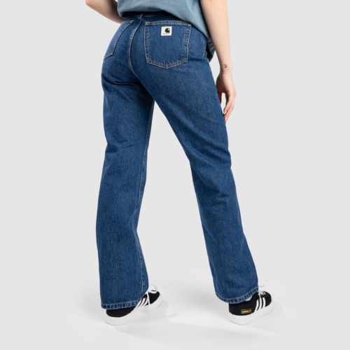 Carhartt Wip Noxon Stone Washed Blue Jeans Femme vue2
