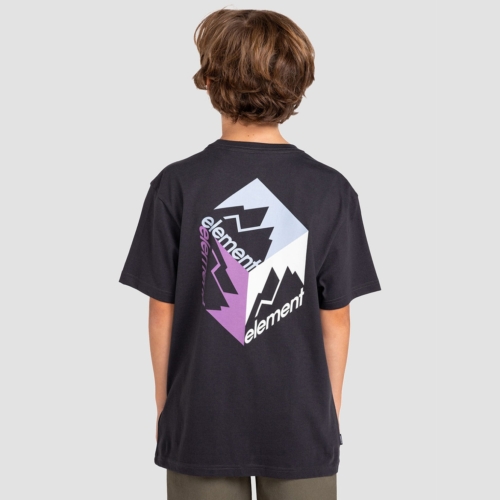Element Joint Cube Off Black T shirt manches courtes Kids