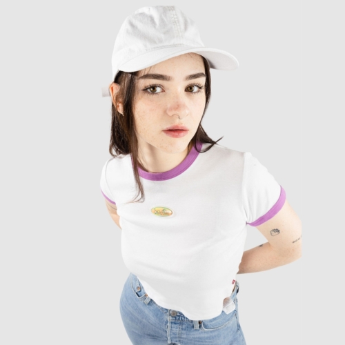 Levi s Graphic Ringer Mini Vibrant Y2K Boxy T shirt manches courtes Femmes