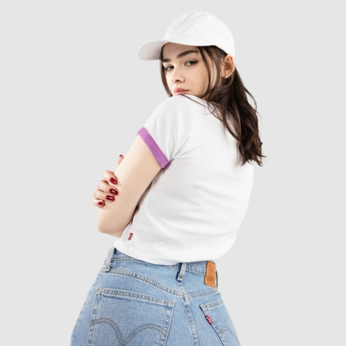 Levi s Graphic Ringer Mini Vibrant Y2K Boxy T shirt manches courtes Femmes vue2