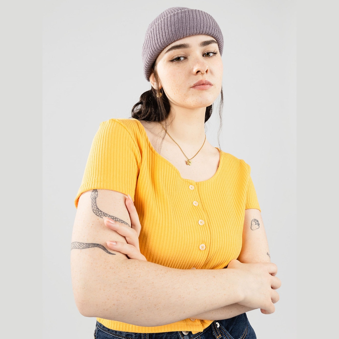 Levi s Rach Top Amber Yellow T shirt manches courtes Femmes vue2