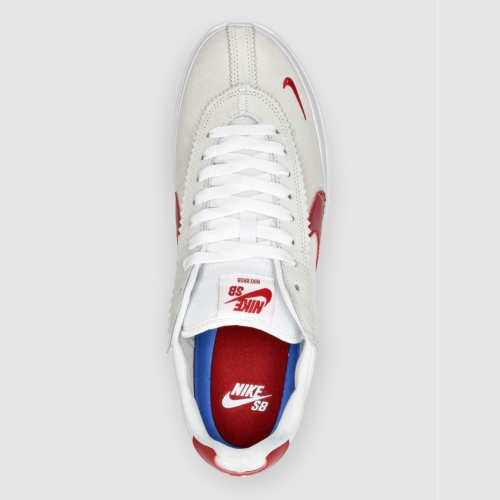 Nike Sb Brsb White Varsity Red Varsity Chaussures de skate Femme et Homme vue2