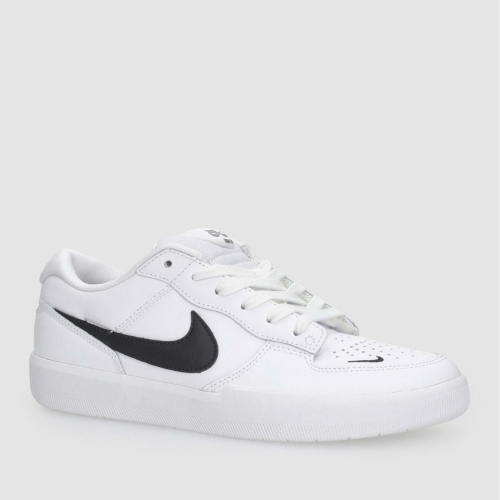 Nike Sb SB Force 58 Premium White Black White White Chaussures de skate Femme et Homme