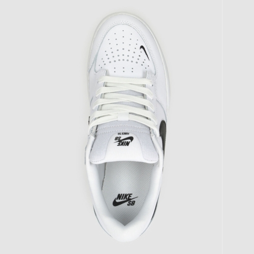 Nike Sb SB Force 58 Premium White Black White White Chaussures de skate Femme et Homme vue2