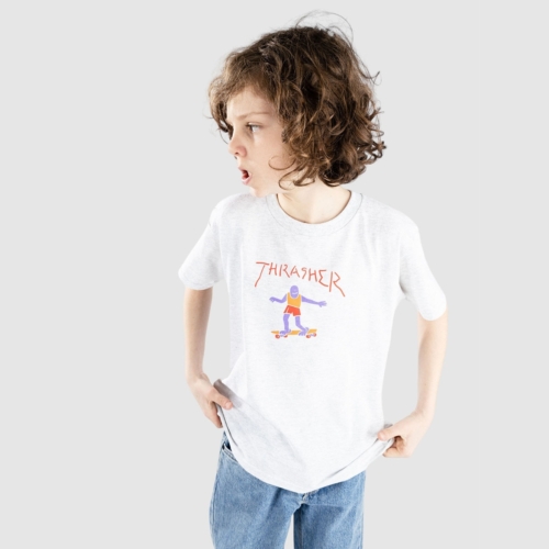 Thrasher Gonz Fill Ash Grey T shirt manches courtes Kids