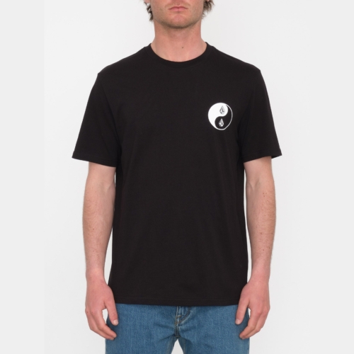 Volcom Counterbalance Black T shirt a manches courtes Homme vue2