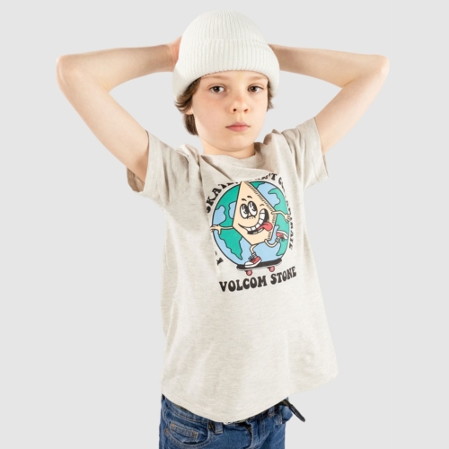 Volcom Dontcontaminate Bone Heather T shirt manches courtes Kids
